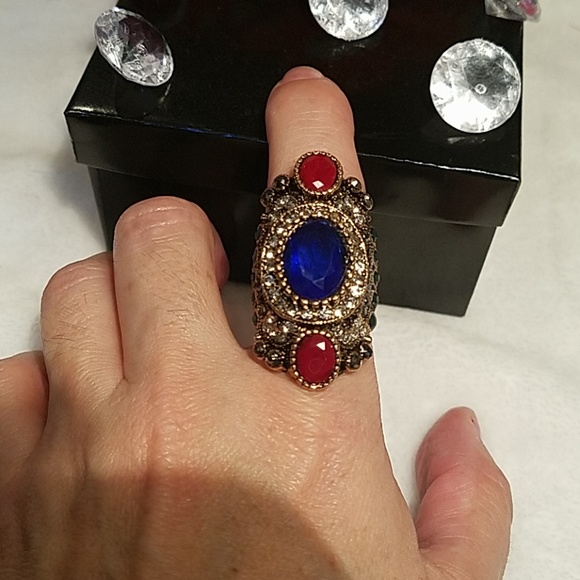 💎Turkish multi stone Ring - Picture 7 of 7